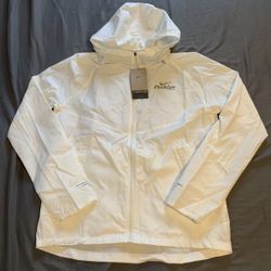 Nike Miler Flash Water-Repellent Running Jacket Sail White IB3770-133 Mens Sz XL
