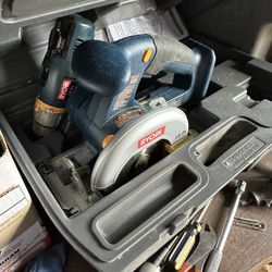 Ryobi Set Saw And Drill