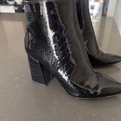 Vince Camuto Patten Leather Booties