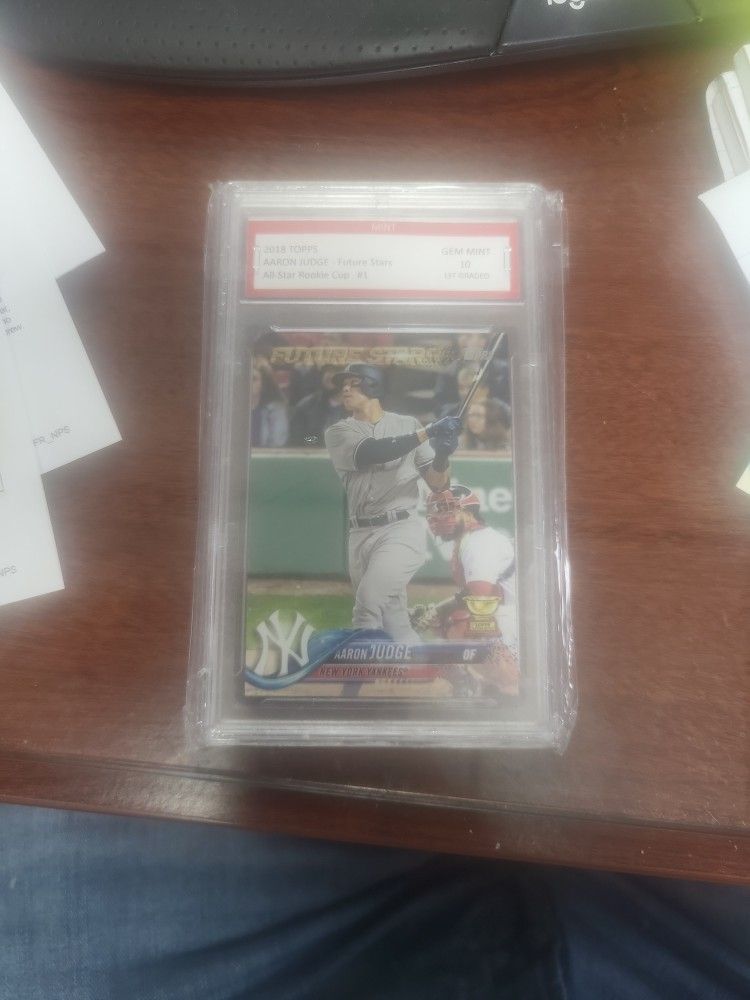 2018 Topps Aaron Judge Gem Mint 10 1st Graded