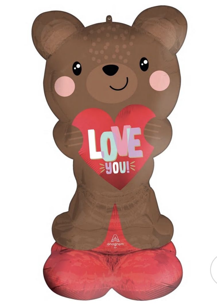 Valentines Huge Teddy Bear Balloon