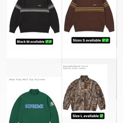 Supreme SS 26’ Week 1 Old English Printed Beanie, Arabic Box Logo Tee, Evolution Tee, Supreme®/Spider-Man