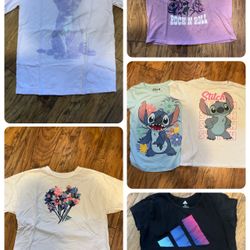 Lot Of Girls Sz 10/12 Shirts