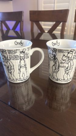 Goofy Disney Coffee cups set of 2  $18