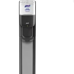 Purell Graphite Floor Stands Dispenser With 2 40.5 Oz Hand Sanitizer