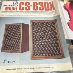 Vintage Pioneer Speakers $750 OBO