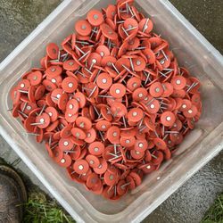 1” Round Plastic Cap Roofing Nails