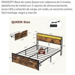 Bed Frame Queen Size 