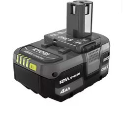 RYOBI ONE+ 18V 4.0 Ah Lithium-Ion Battery