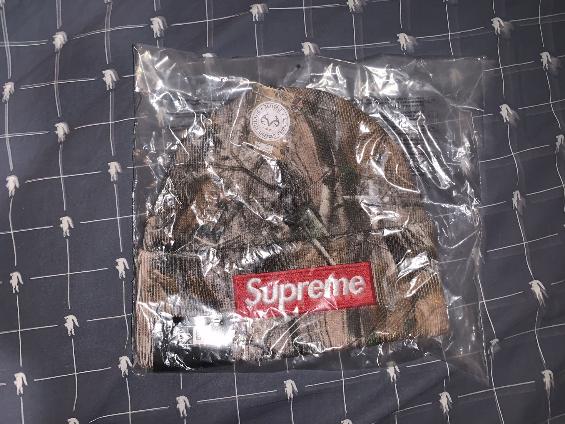 Supreme New Era Box Logo Beanie Realtree AP Camo (FW25)