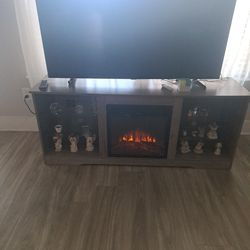Electric Fireplace With Remote Control