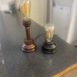 Set Of 2 Vintage Retro Industrial Touch Control Table Lamps - NEW -  🤩