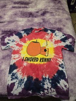 I Smoked Kenny South Park Tye Dye Tshirt
