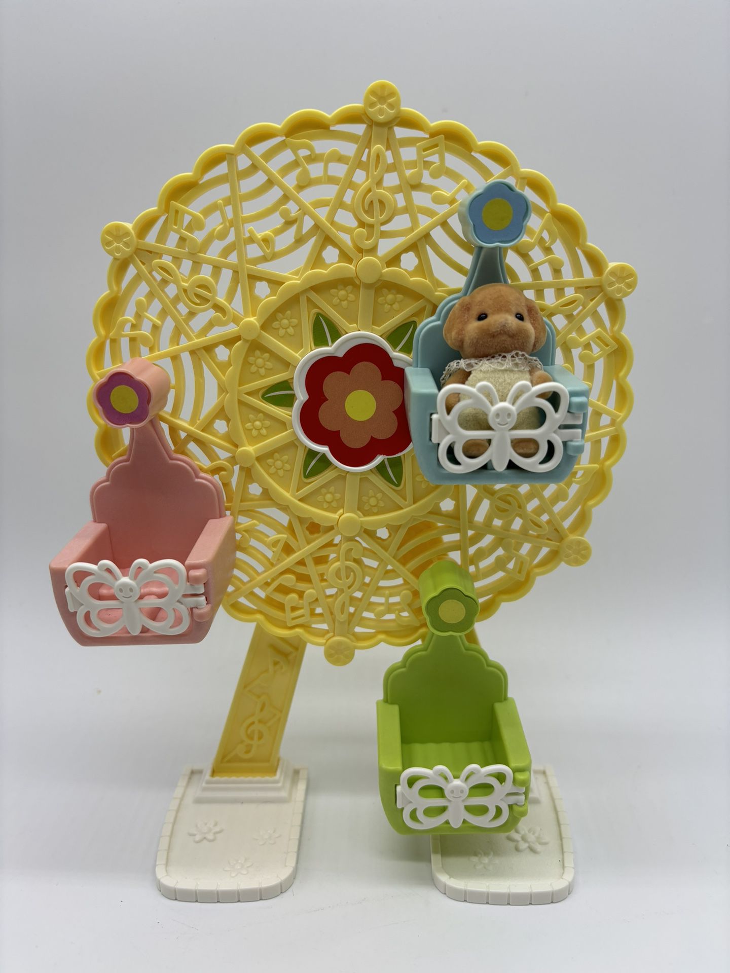 Calico Critters Baby Ferris Wheel Dollhouse Playset With Mini Poodle
