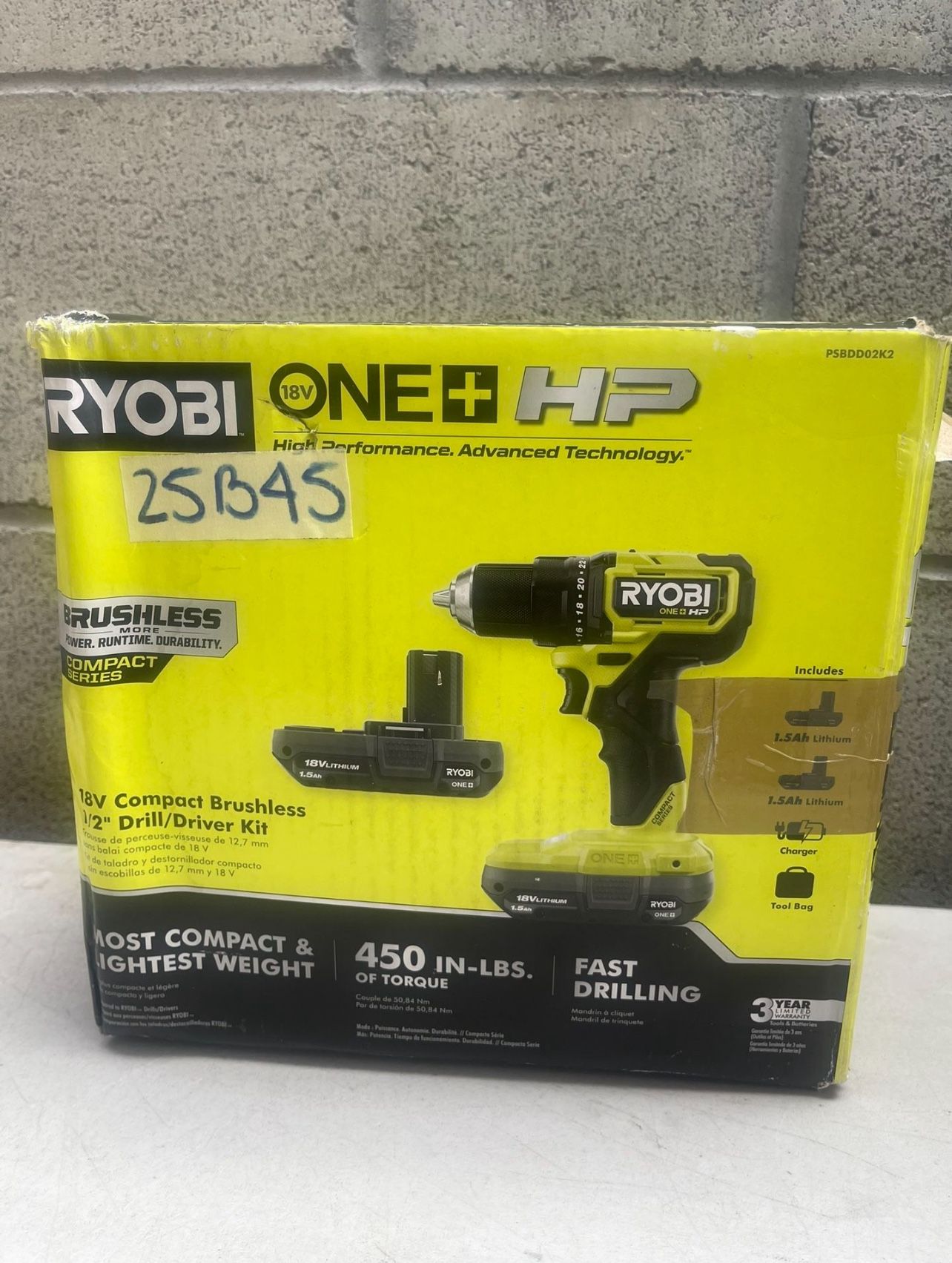 RYOBI HP 18V Compact 1/2in. Drill/Driver