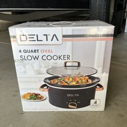Delta 4 Quart Oval Slow Cooker