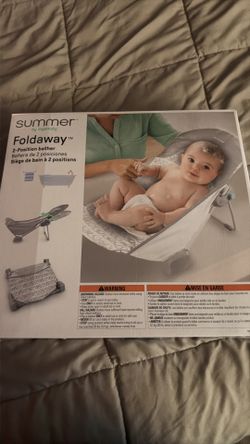 Infant foldaway bather