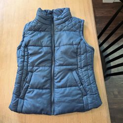 Women's Clothing - BONGO Brand Teal Puffer Vest - Size Medium