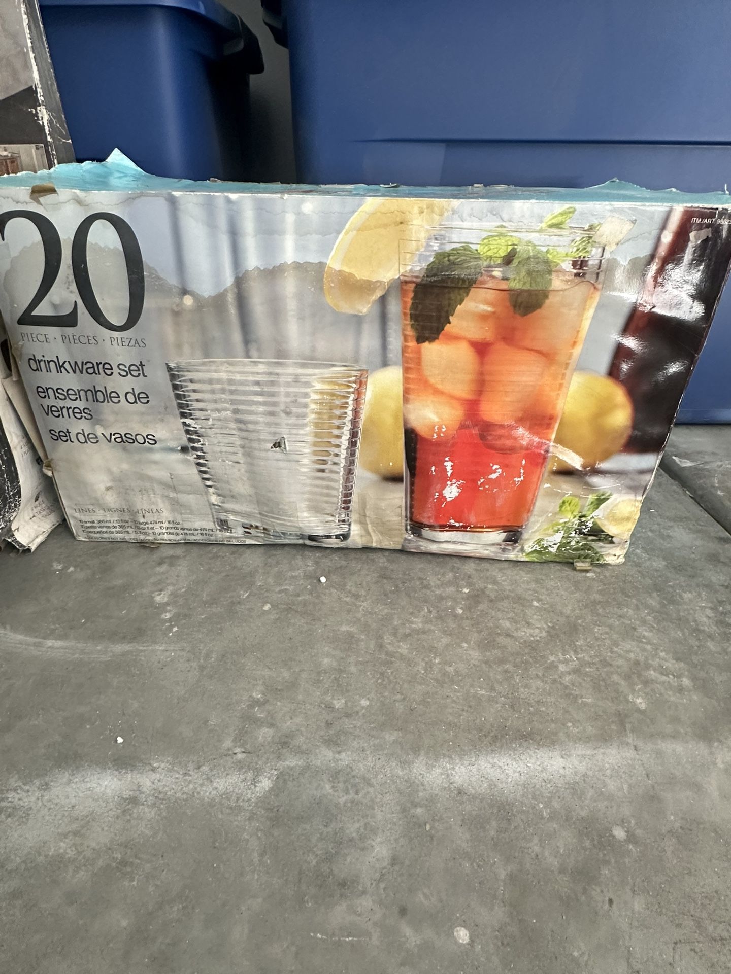Glass Cups Set Of 20