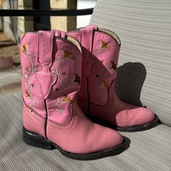 Leather Boots For Little Girl Size 9