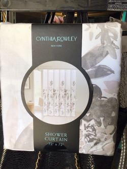 New shower curtain