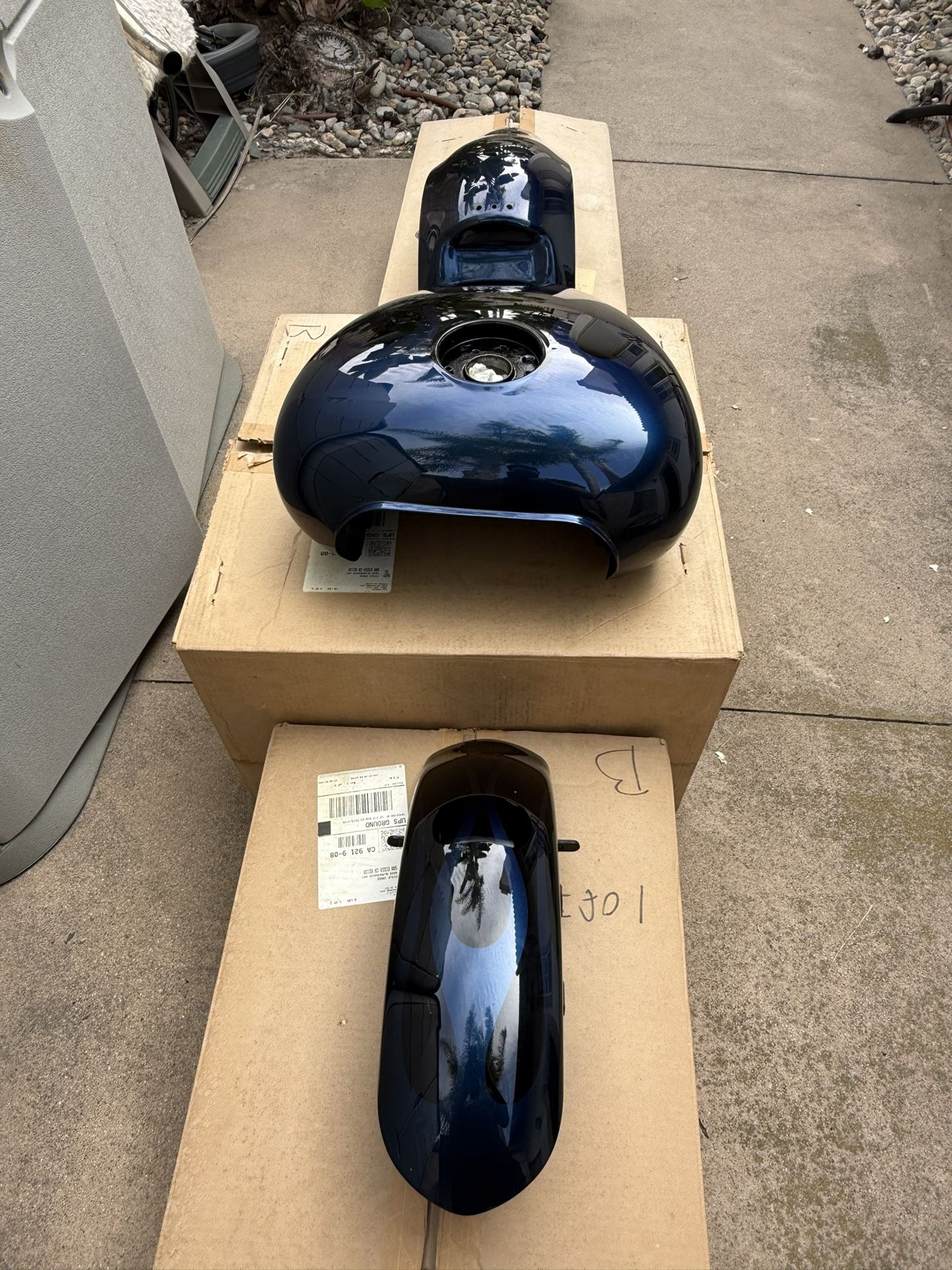 Yamaha Warrior 1700Has Tank Front And Rear Fender Costume Made.