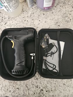 Tire Wireless and Portable Tire Inflator with Attachments and Case