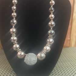 Rose Gold Filled. Collar with Rhinestones 