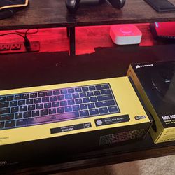 Corsair RGB Gaming Mouse And Keyboard In Box 