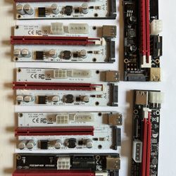 GPU Riser Express Adapters And Cables 