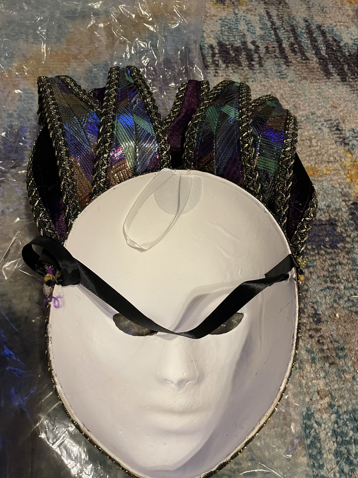 Mardi Gras Full Face Mask for Sale in San Antonio, TX OfferUp