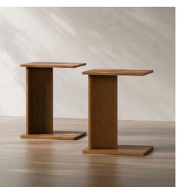 C shaped set of 2 tables NEW