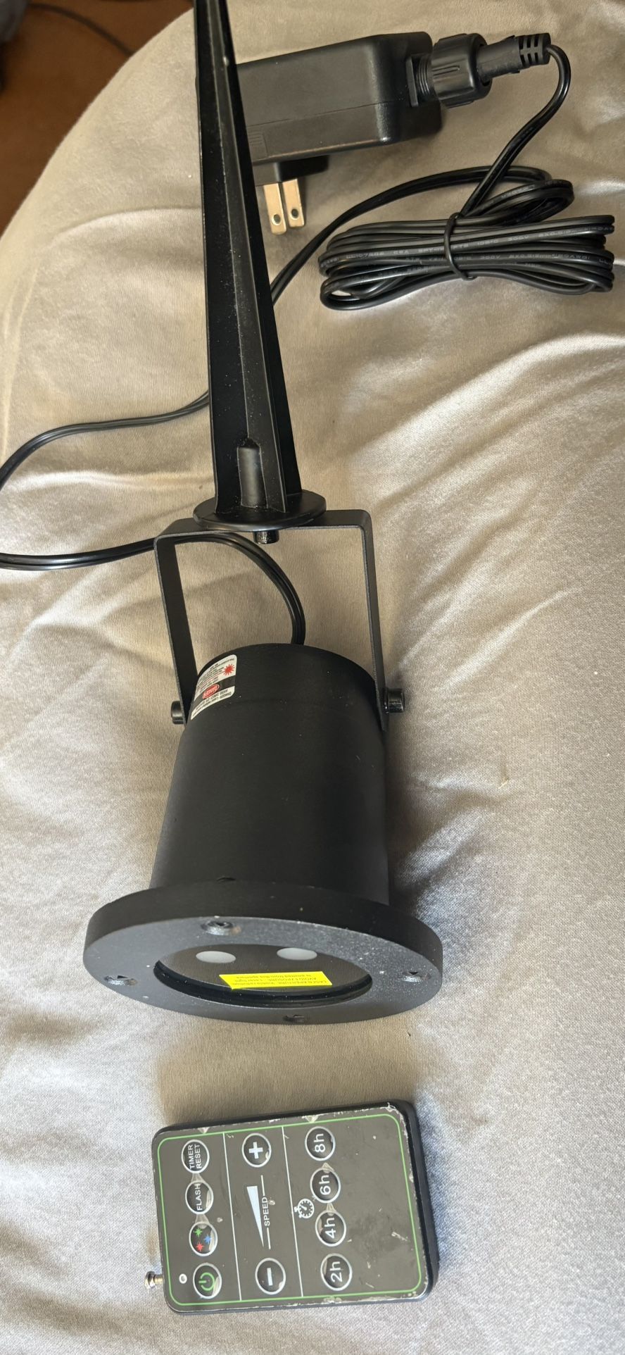 Outdoor laser projector light