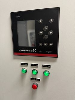 Grundfos booster pump VFD controller