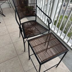 chair and coffee table