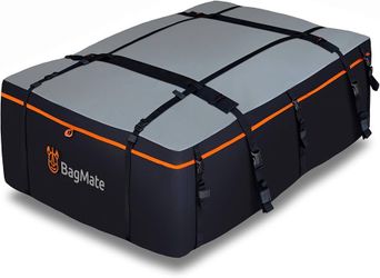 ONLY $65: 23 Cubic Feet Roof Bag – Safety Tested Heavy-Duty Waterproof Rooftop Cargo Carrier