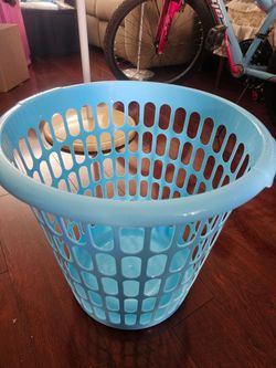 Blue Laundry Basket