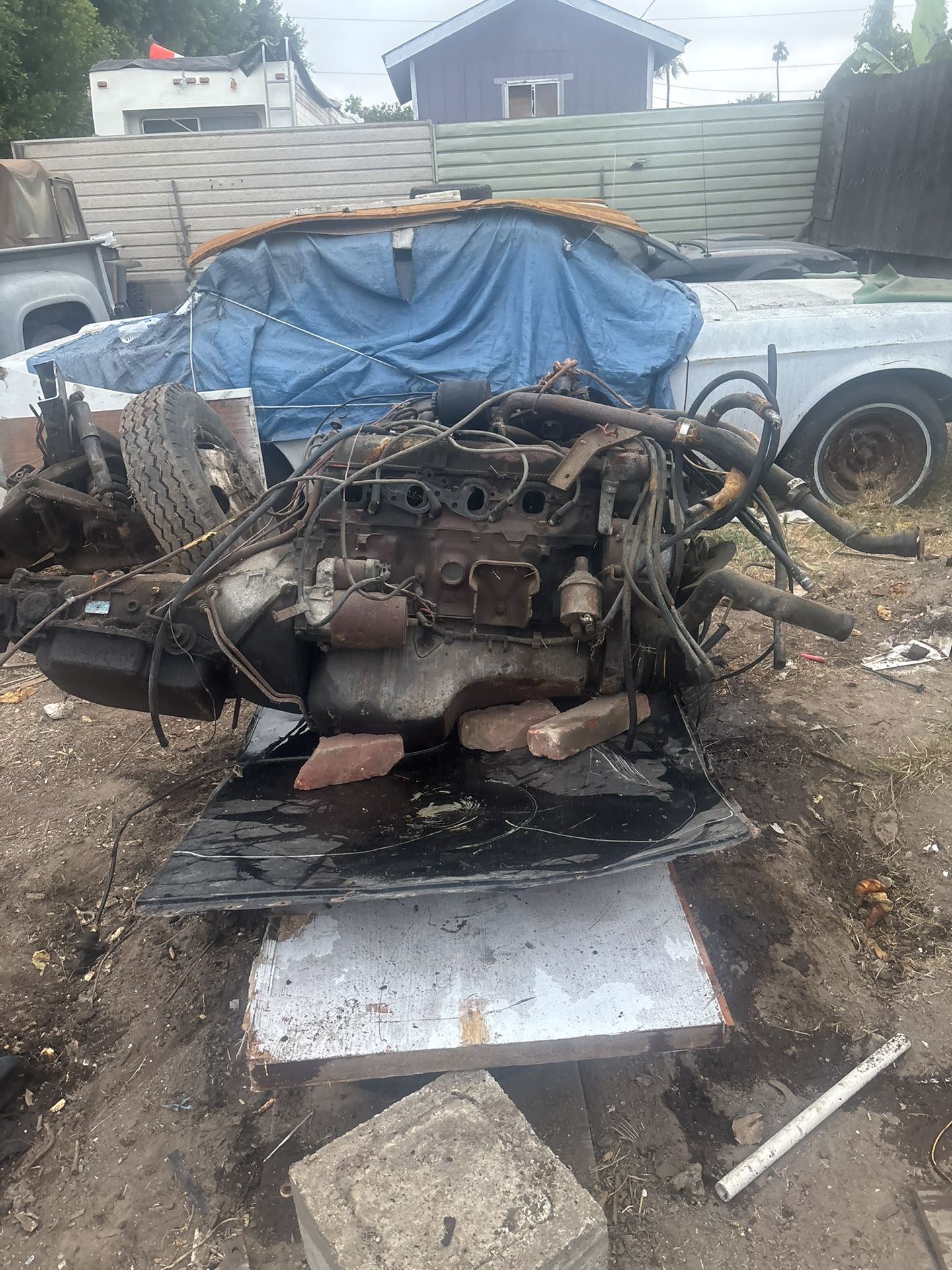 Chevy 454  With Transmission Complete —dodge Ram