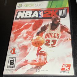 NBA 2K11 Microsoft  Xbox 360 Complete With Manuel Michael Jordan