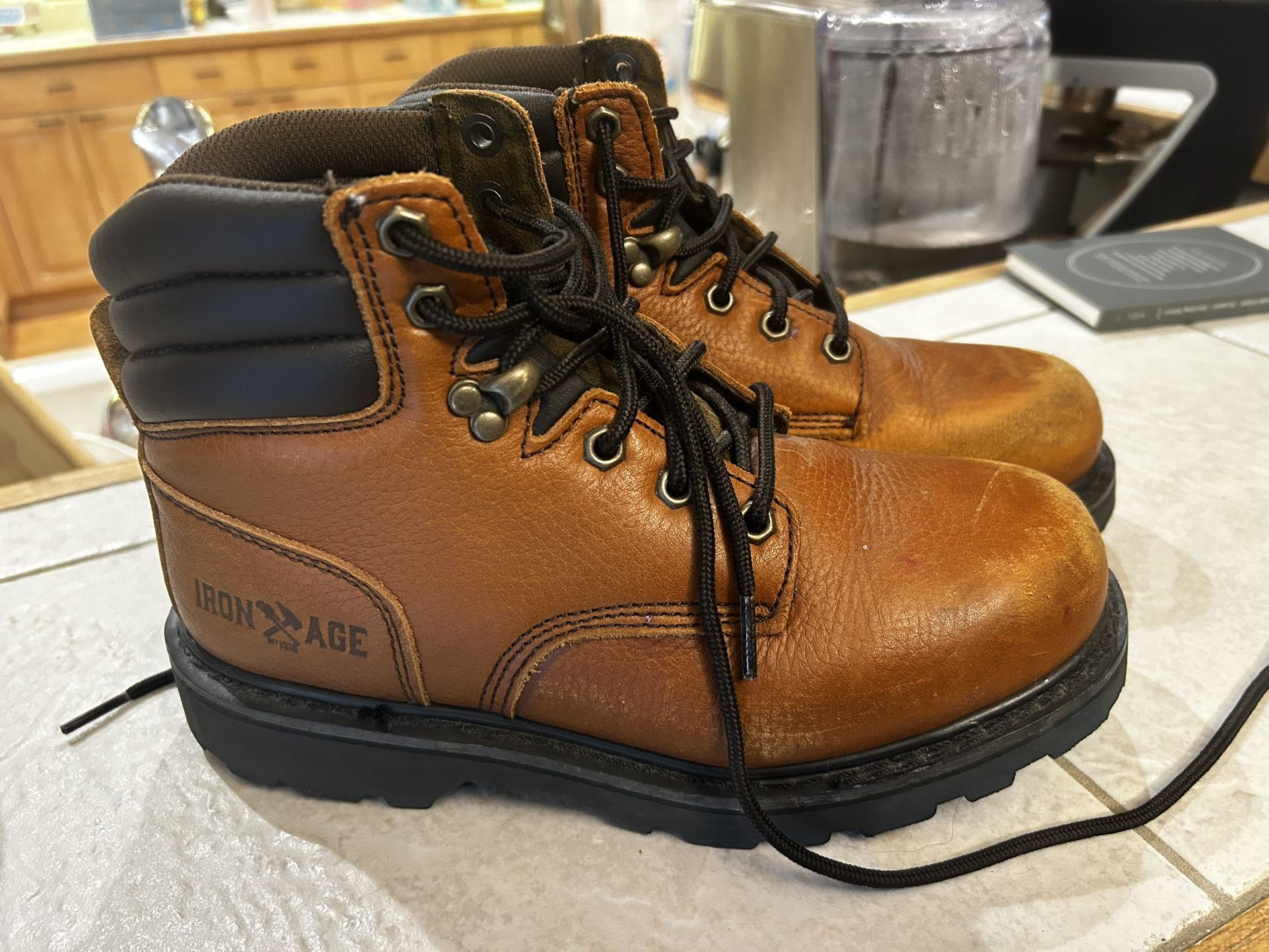 Iron Age Work Boots Men’s Size 6