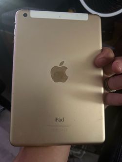 iPad mini. Has an old iCloud password on it