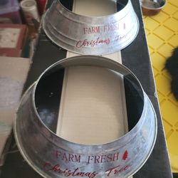 Two Small Mini Tree Collars