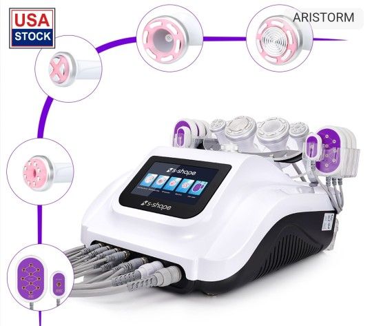 ARISTORM S Shape 6 in 1 Cavitation Machine Body Sculpting Facial Anti-Aging Skin Tightening for Home Use