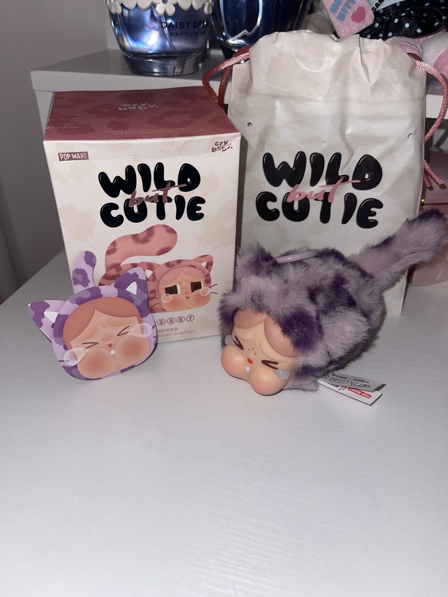 CRY BABY WILD BUT CUTE VINYL PLUSH PENDANT NEON CUTIE