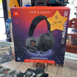 JBL HARMAN, QUANTUM 100 Wired Gaming Head Set With Mic, $24.99