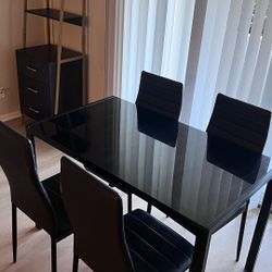Dining table with 4 chairs