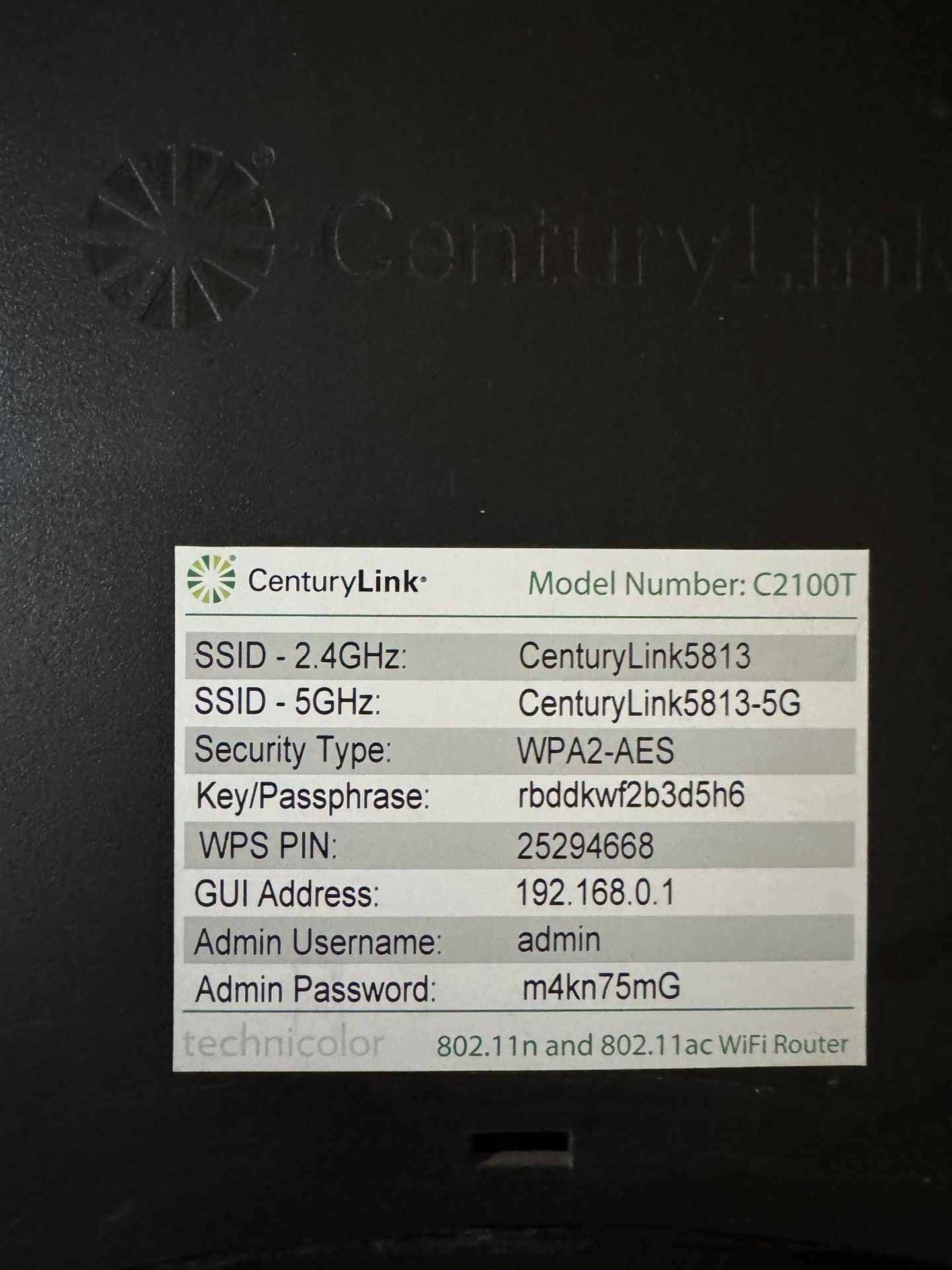 Modem Model C2100T