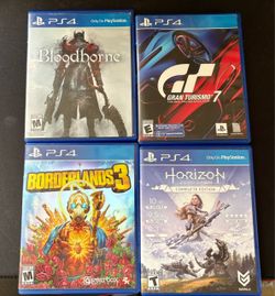 PS4 Games Bundle - 4 Games