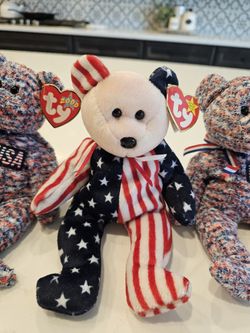 USA Beanie Babies Baby, New With Tag, Never Played With.