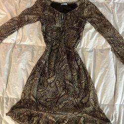 Vintage Agua blues dress